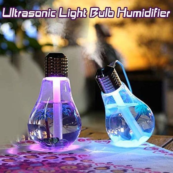 

fragrance lamps diffuser colorful light bulb humidifier air dampener aroma machine essential oil ultrasonic quiet