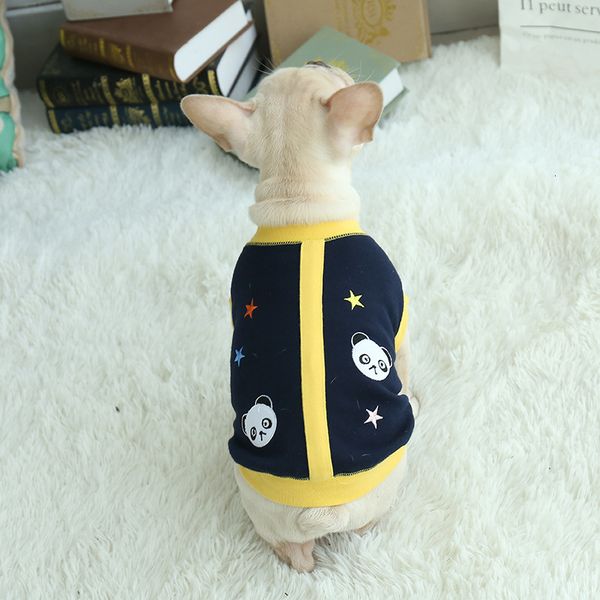 

2021 spring and pet summer dog cotton elastic large fadou teddy clothes