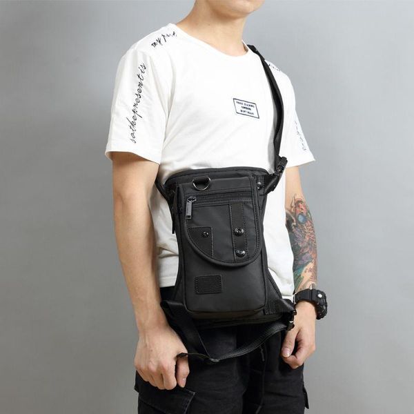 

men waterproof oxford waist leg bag drop travel motorcycle chest pouch k9fe bags
