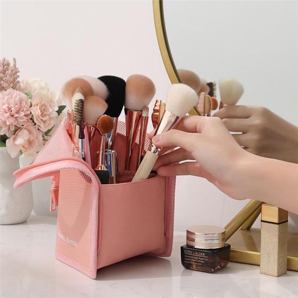 

travel women's makeup bags men female cosmetics cases cosmetic bag portable storage wash pack organizer toilet