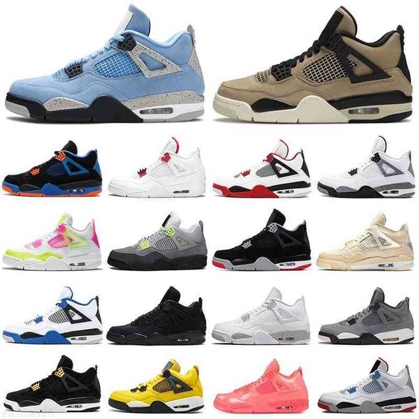 

4s men basketball shoes 4 university blue taupe haze black cat fire red women mens trainers sports sneakers