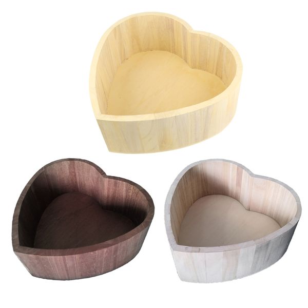 

baby pgraphy props wooden heart shape box newborn infants p posing prop d7yd