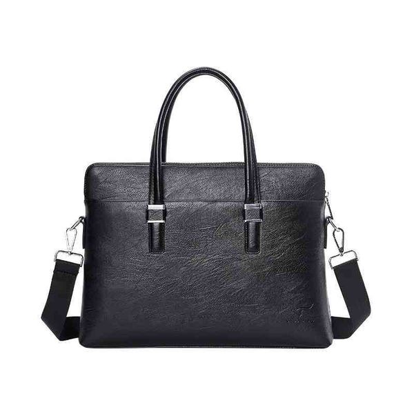 

handbag portfolio briefcases 2021 business commuter men's single shoulder messenger bag briefcase computer