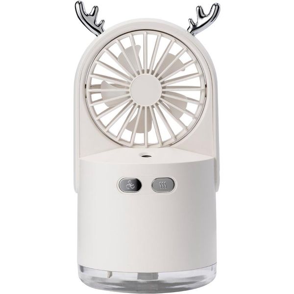 

electric fans 2000mah humidifier fan night light usb mini rechargeable portable deskair humidifiers cooler