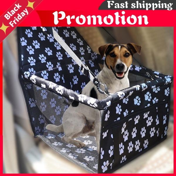 

dog car seat covers waterproof printing breathable reinforcement pet front protection cat foldable portable transport