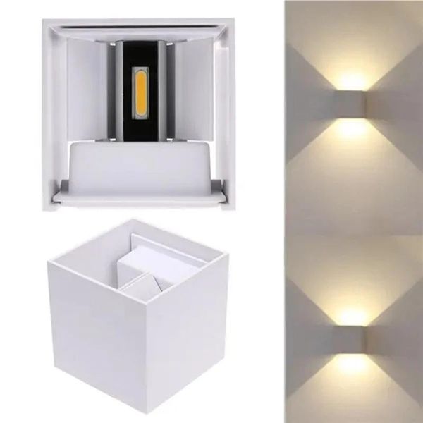 

wall lamp 12w led waterproof indoor outdoor lighting aluminum light for home bedroom bedside living room garden porch