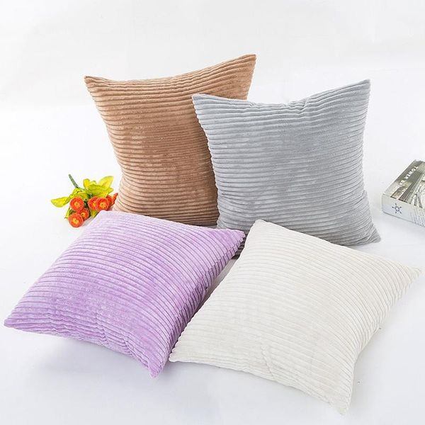 

cushion/decorative pillow 2021 sale corduroy decorative pillows sofa waist throw cushion cover 45x45cm home decor covers for