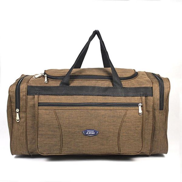 Bolsas de viagem grandes 70cm Sport Duffle feminino durante a noite transportar bagagem masculina à prova d'água Oxford Weekend Sac de Duffel