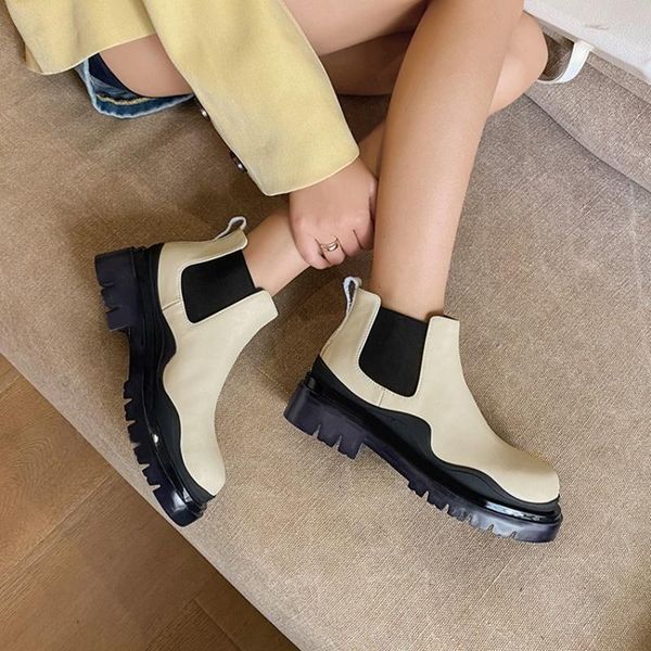 

boots winter women fashion super short casual heighten thick bottom flat shoes white black apricot size 34-41