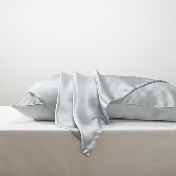 

pillow case high-end 100% mulberry silk pillowcase beauty anti-mite cure a pair of pure natural summer cool color adult