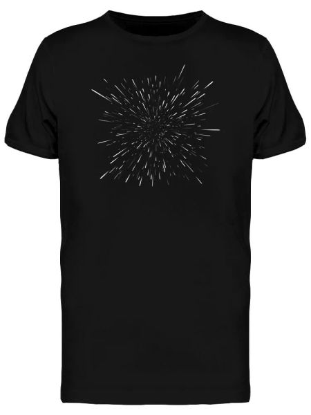 

open space travel graphic men's tee -image by shutterstock, White;black