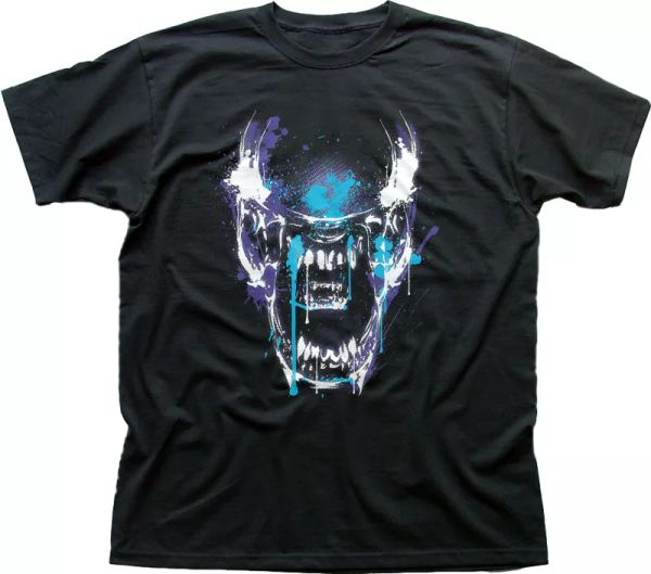 

aliens weyland yutani science fiction prometheus black printed t-shirt z9854, White;black