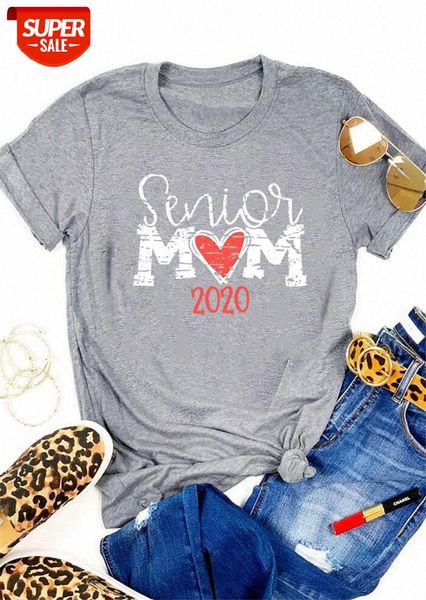 

valentine's day women's senior mom letter short sleeve t-shirt #yq2k, White