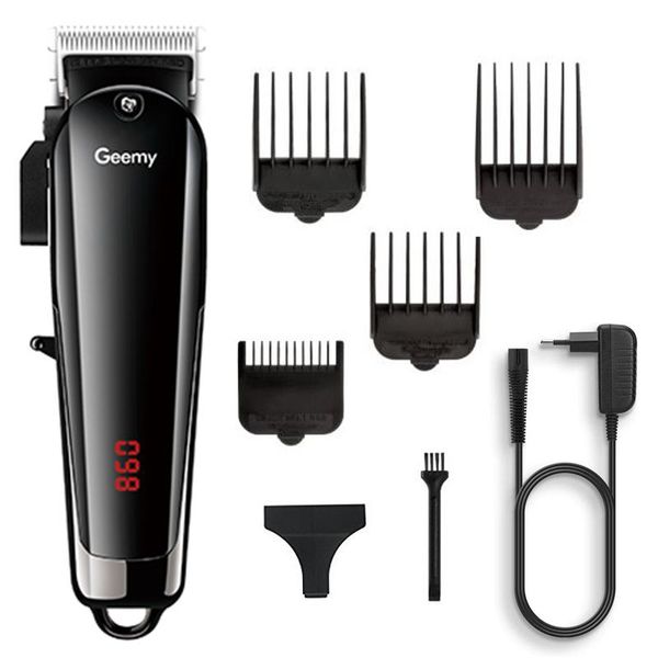 

hair clippers cordless professional clipper barber adjustable trimmer for men electric cutter machine 100-240v rechargeable