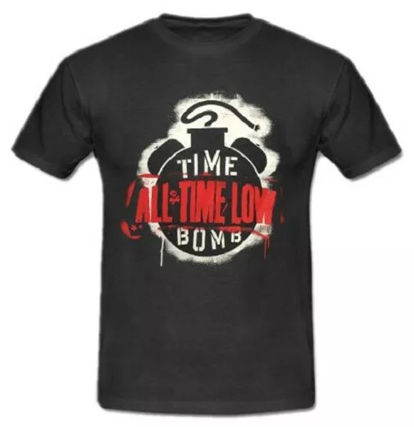 

t-shirt all time low shirt rock band registered and approved music shirt, White;black