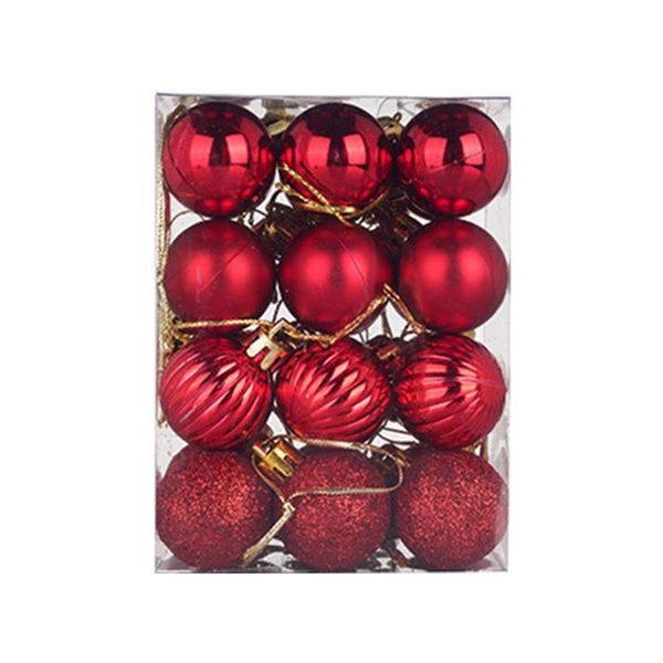 

party decoration 24pcs christmas tree ball decorations for diy xmas wedding 3cm baubles hanging ornament home