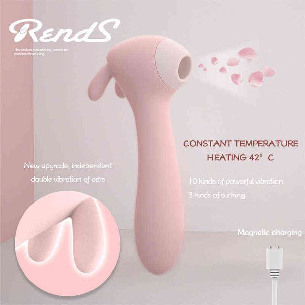 Nxy vibradores Japão chupando vibrador para mulheres vibração aquecimento suave silicone clitóris g stimulator spot mamilos otário brinquedos sexuais 0210