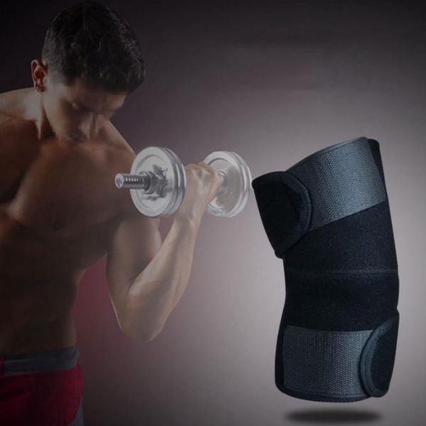 

pcs elbow pad adults sports support brace protector pads guard strap tennis basketball safety & knee, Black;gray