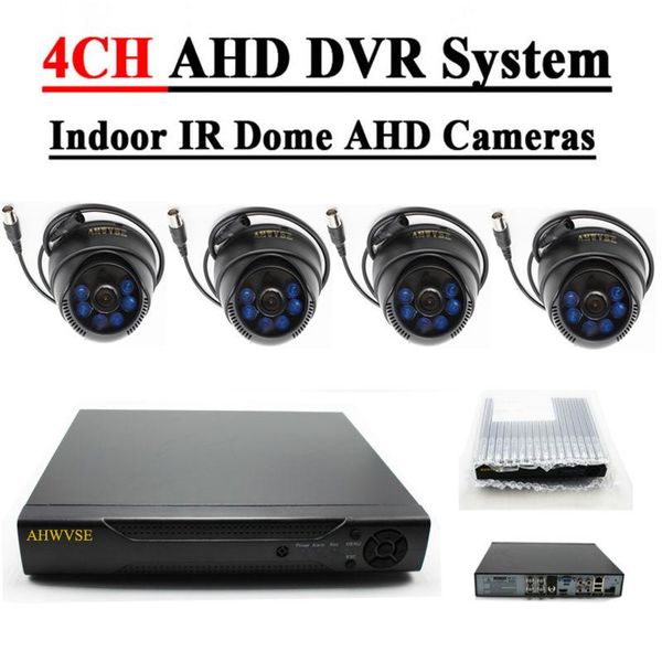 

cameras 4ch cctv system 1080p ahd dvr 1500tvl 720p ir night vision indoor security camera vedio surveillance kit