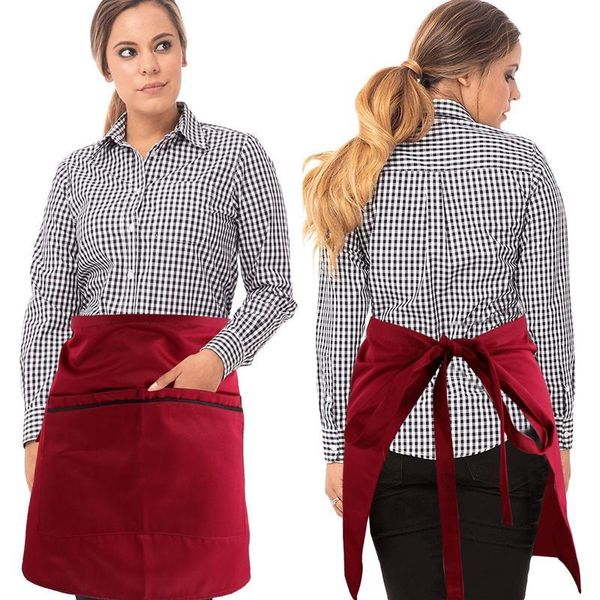 

practical waist apron half body housework restaurant serving aprons