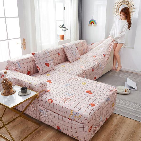 

chair covers corner sofa for living room slipcover elastic stretch sectional chaise longue cover set l shape furniture seat