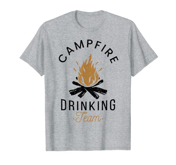 

Campfire Drinking Team Camp Lovers Gifts Scout Camper T-Shirt, Mainly pictures