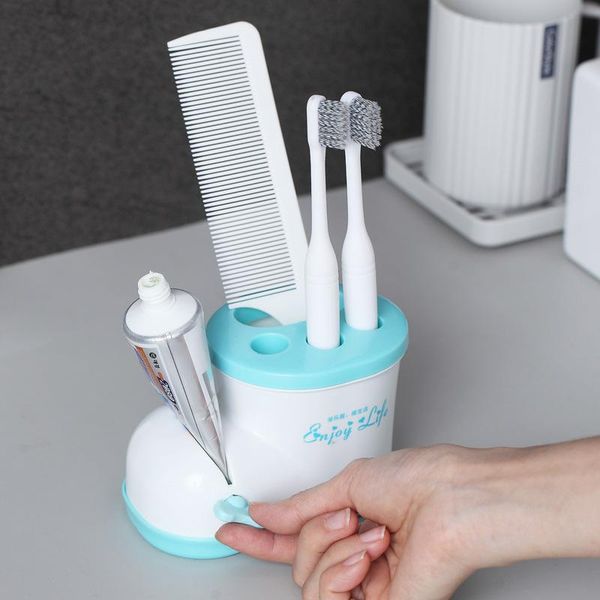 

cute creative storage boots toothbrush holder shoe-shaped office seat with toothpaste squeezer and pen holders
