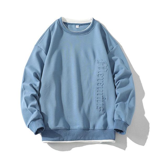 

men's sweaters men's sweater 2021 spring autumn loose solid color o-neck casual versatile korean fashion bottomed long sleeve t-shi, White;black