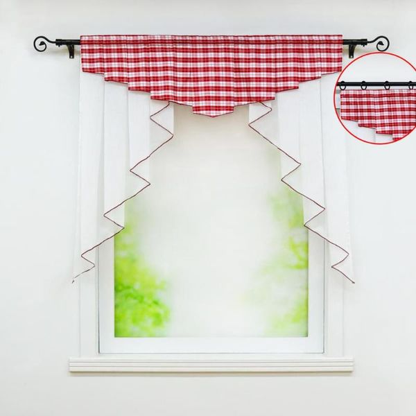 

curtain & drapes design window europe irregular bevel edge living room curtains short sheer tulle voile kitchen balcony