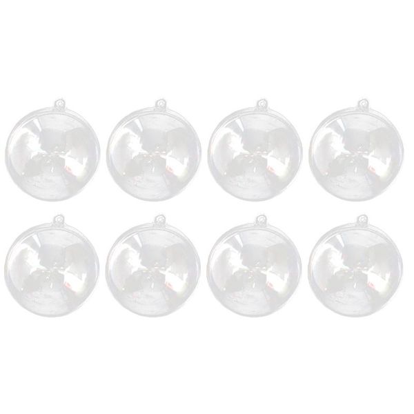 

party decoration 15pcs 5cm sphere diy transparent mold xmas hanging ornament wedding decor