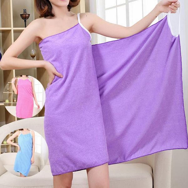 

towel women lady bath wearable fast drying beach spa bathrobe skirt nightwear sleeping quick-dry bathing shower towels