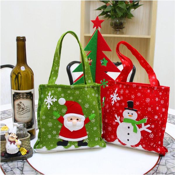 

christmas decorations santa claus gift bags merry candy stocking drop ic892265
