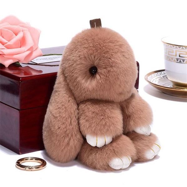 

keychains cute keychain car key chain decorate fashion women bag pendant child plush doll toys llaveros accessories, Silver