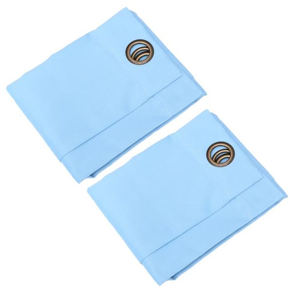 

curtain & drapes 2pcs decorative fashion blackout stylish window for home living room bedroom - blue (245x140cm,