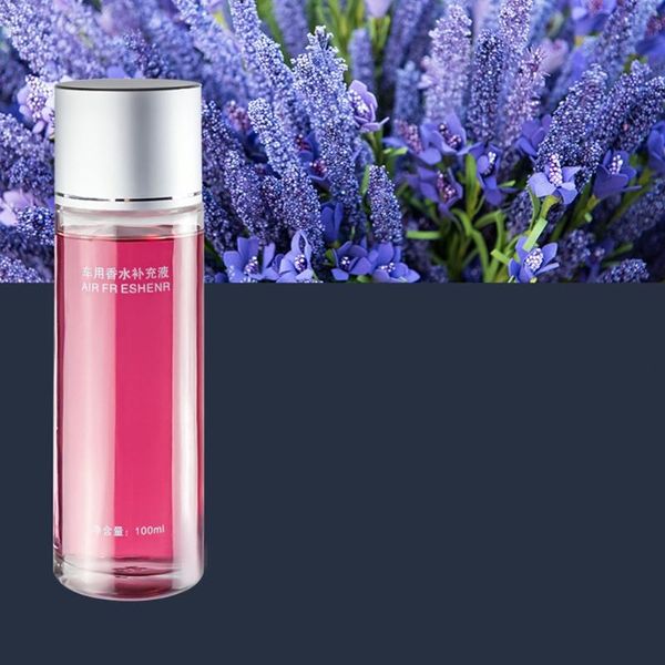 

car air freshener multi-flavor long-lasting diffuser refill liquid fragrance 100ml for vent clip essential oil