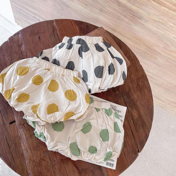 

shorts 2021 summer arrival girls fashion dot kids korean design, Black