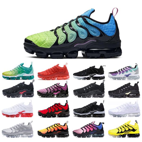 

tn plus running shoes man woman triple white sunset lime red black red shark tooth aurora green blue fury cool grey hyper violet bumblebee s