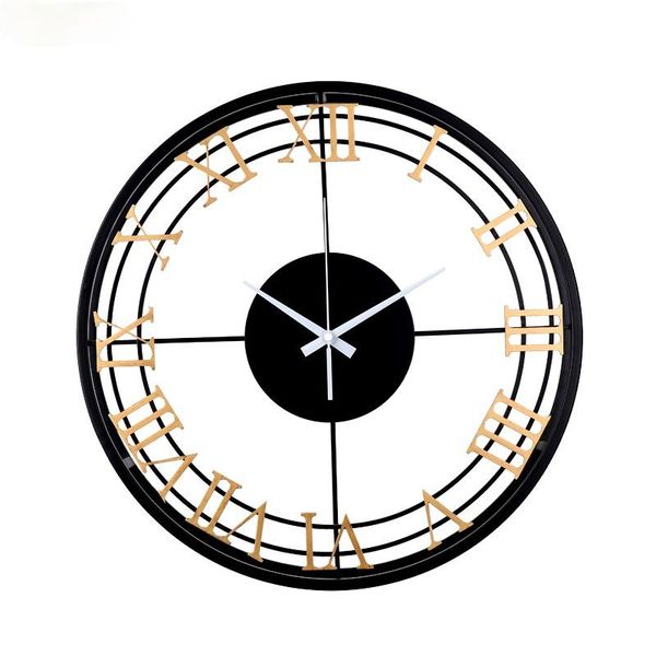 

industrial design quarz wall clock aesthetic europe luxury vintage creative silent relogio de parede home decor 33 clocks