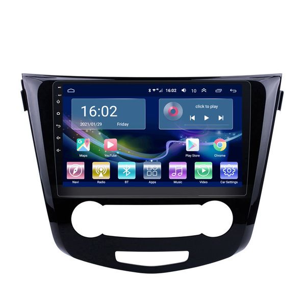 Carro Android GPS Navegação Vídeo Rádio Auto Multimédia para Nissan Qashqai 2013-2016 Jogador 9 polegadas