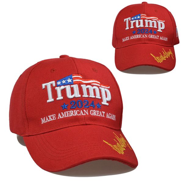 2024 Trump Baseball Caps Letras de Eleição Presidencial Impresso Verão Sol Chapéu Ajustável Chapéus EUA Hip Hop Cap Head Wear LT15