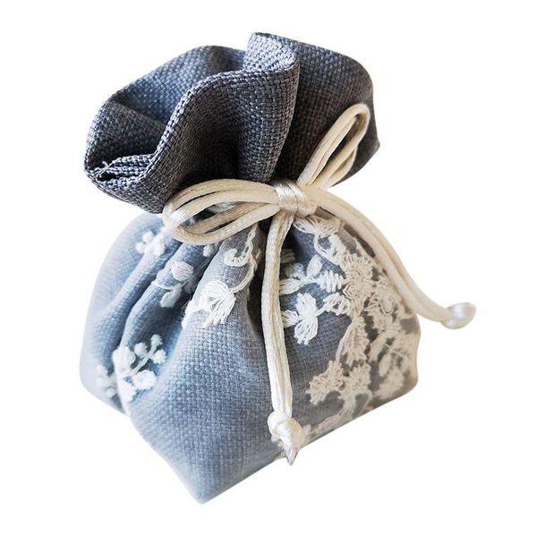 

christmas decorations drawstring candy bag small gift cotton holder jewelry pouches wedding party favor supplies