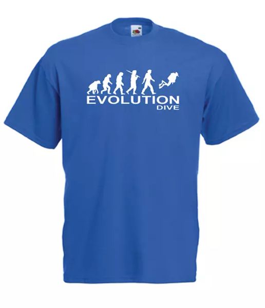 

evolution dive xmas gift idea mens women t shirts multi-color s-2xl, White;black