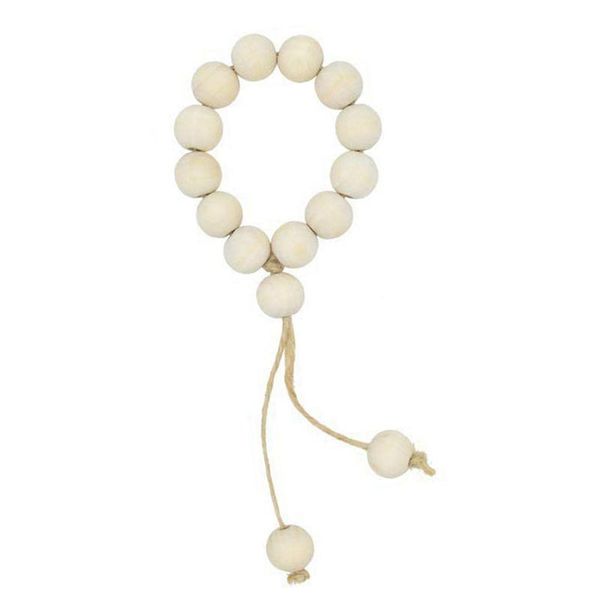 

napkin rings natural wood bead with tassels buckle for christmas, holidays, wedding, parties, dinners decor(1pcs)