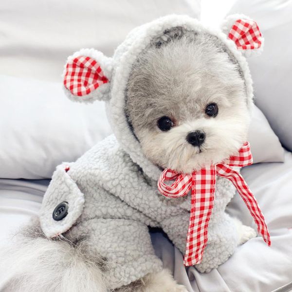 

dog apparel cute clothing winter pet costume garment warm jumpsuit coat jacket puppy outfit yorkshire poodle pomeranian clothes