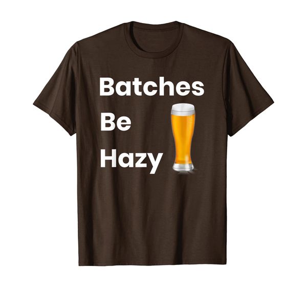 

Batches Be Hazy Brewery Love Craft Beer T-Shirt, White;black