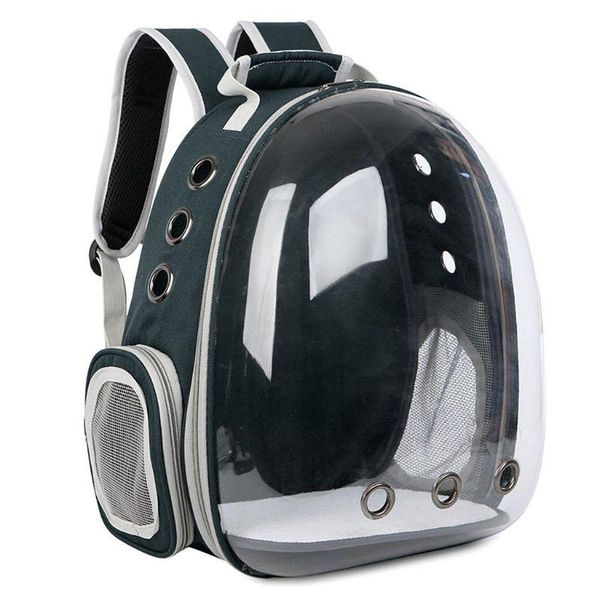 

backpack breathable transparent pet cat puppy travel space carrier bag y3ne