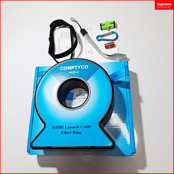 

1km 2km mini portable otdr launch cable box fc/apc to fc/upc blind zone eliminator fc apc upc sm 1310/1550nm fiber rings optic equipment
