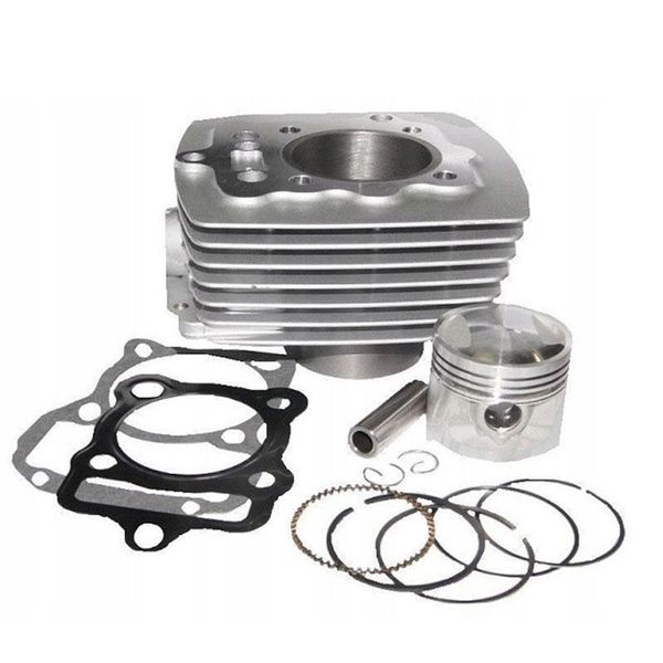 

silver/black motorcycle cylinder rebuilt kit big bore 62mm for keeway superlight 125 150cc engine parts assembly