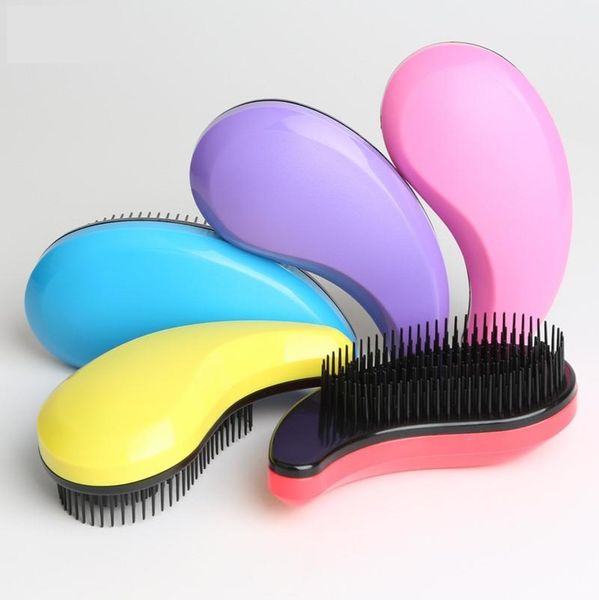 

hair brushes anti-static does not hurt the hairdressing comb massage beauty makeup smooth plastic children's, Silver