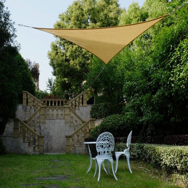 

regular triangle waterproof sunproof sun shade sail uv protection shelter awning canopy sunshade nets yard garden tents and shelters